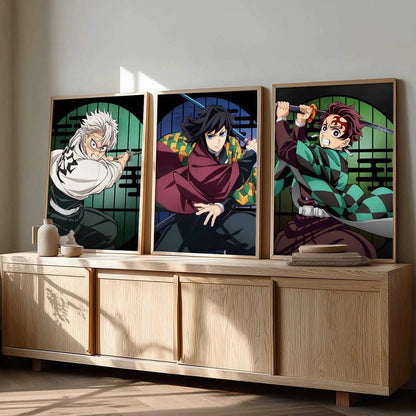 Japanese Anime Wall Art Paintings for Living Room Bedroom