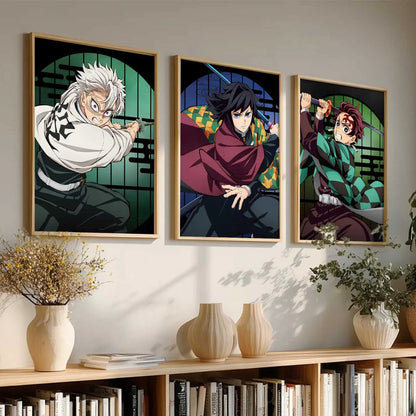 Japanese Anime Wall Art Paintings for Living Room Bedroom