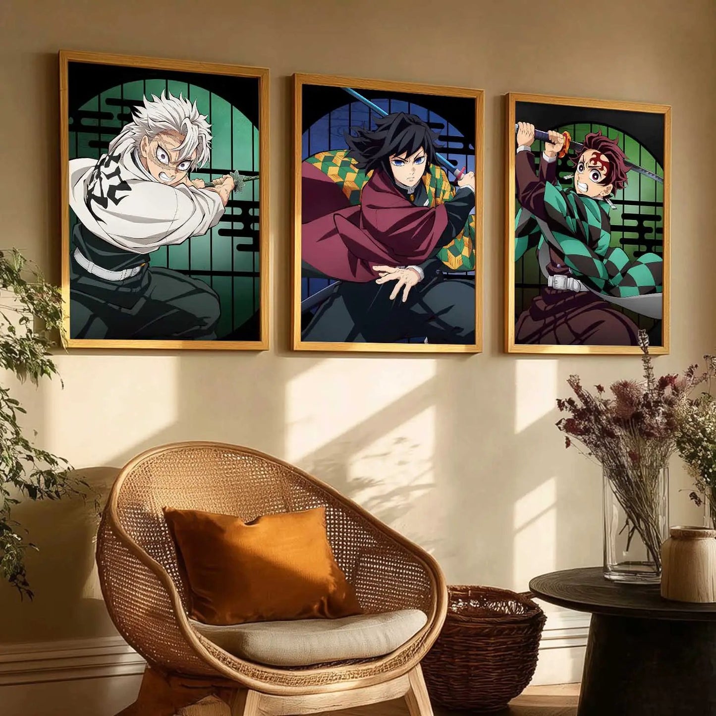 Japanese Anime Wall Art Paintings for Living Room Bedroom