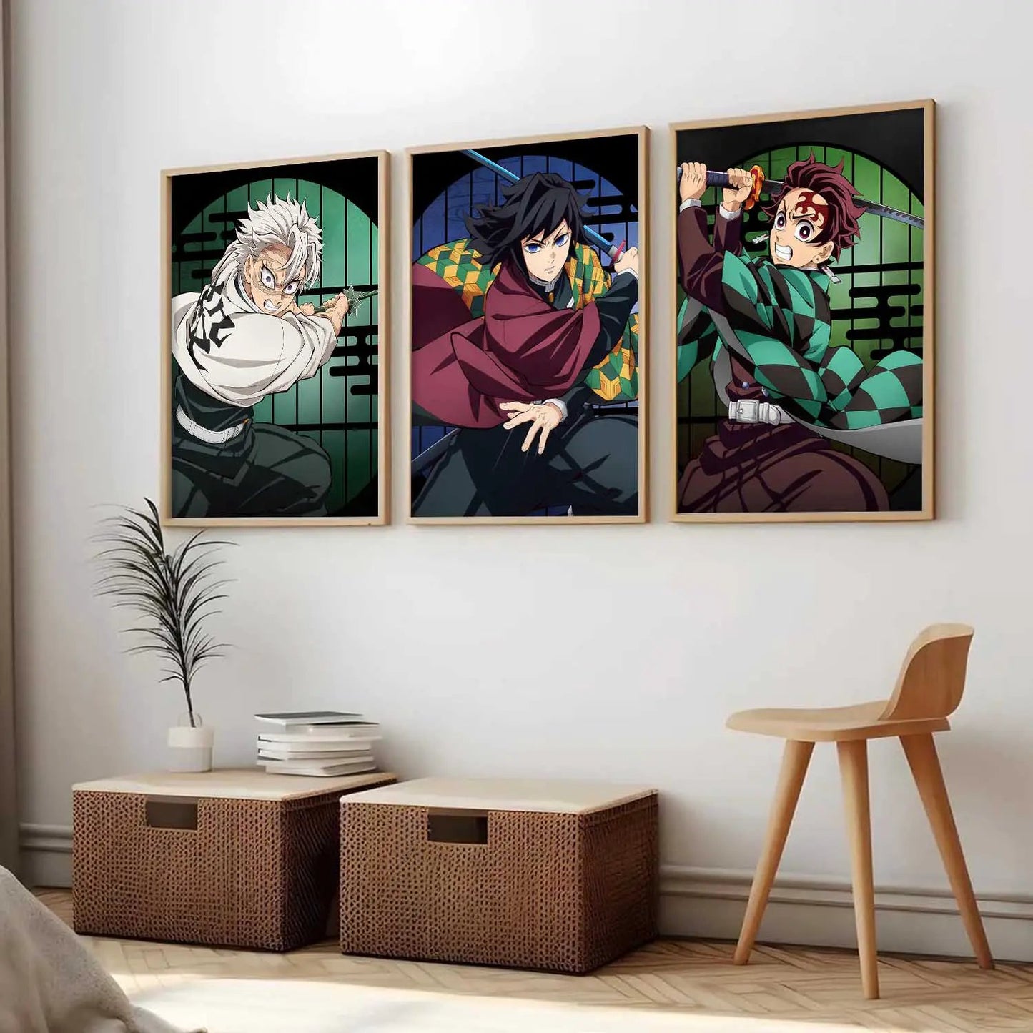 Japanese Anime Wall Art Paintings for Living Room Bedroom