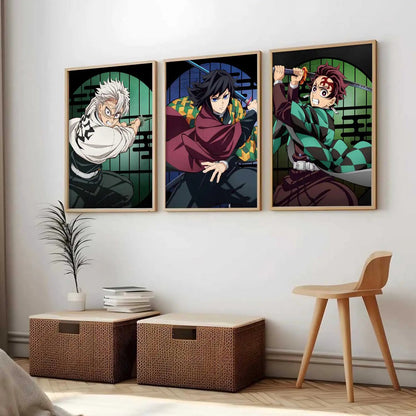 Japanese Anime Wall Art Paintings for Living Room Bedroom
