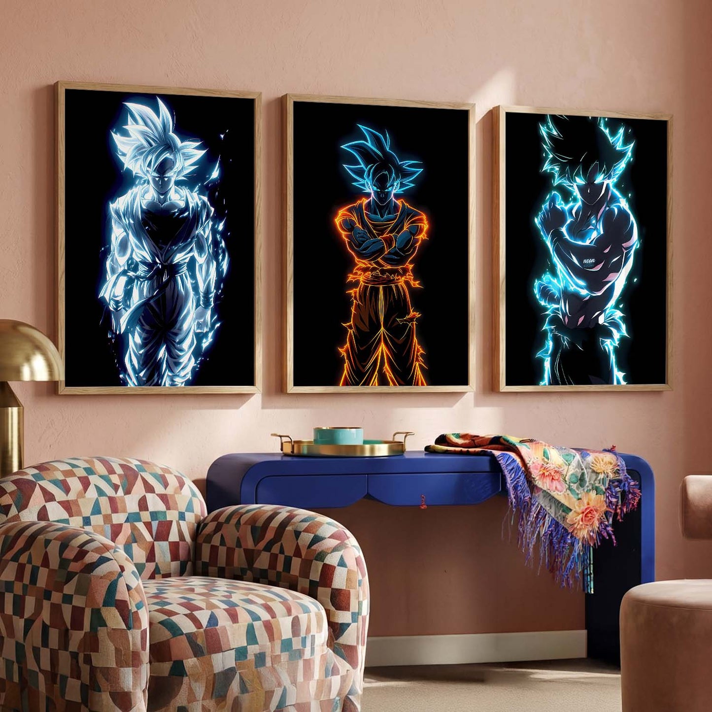 Japanese Aesthetic Anime Wall Art Paintings for Living Room Bedroom