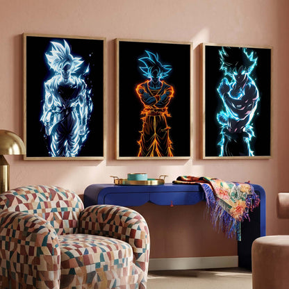 Japanese Aesthetic Anime Wall Art Paintings for Living Room Bedroom