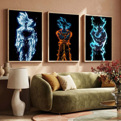 Japanese Aesthetic Anime Wall Art Paintings for Living Room Bedroom