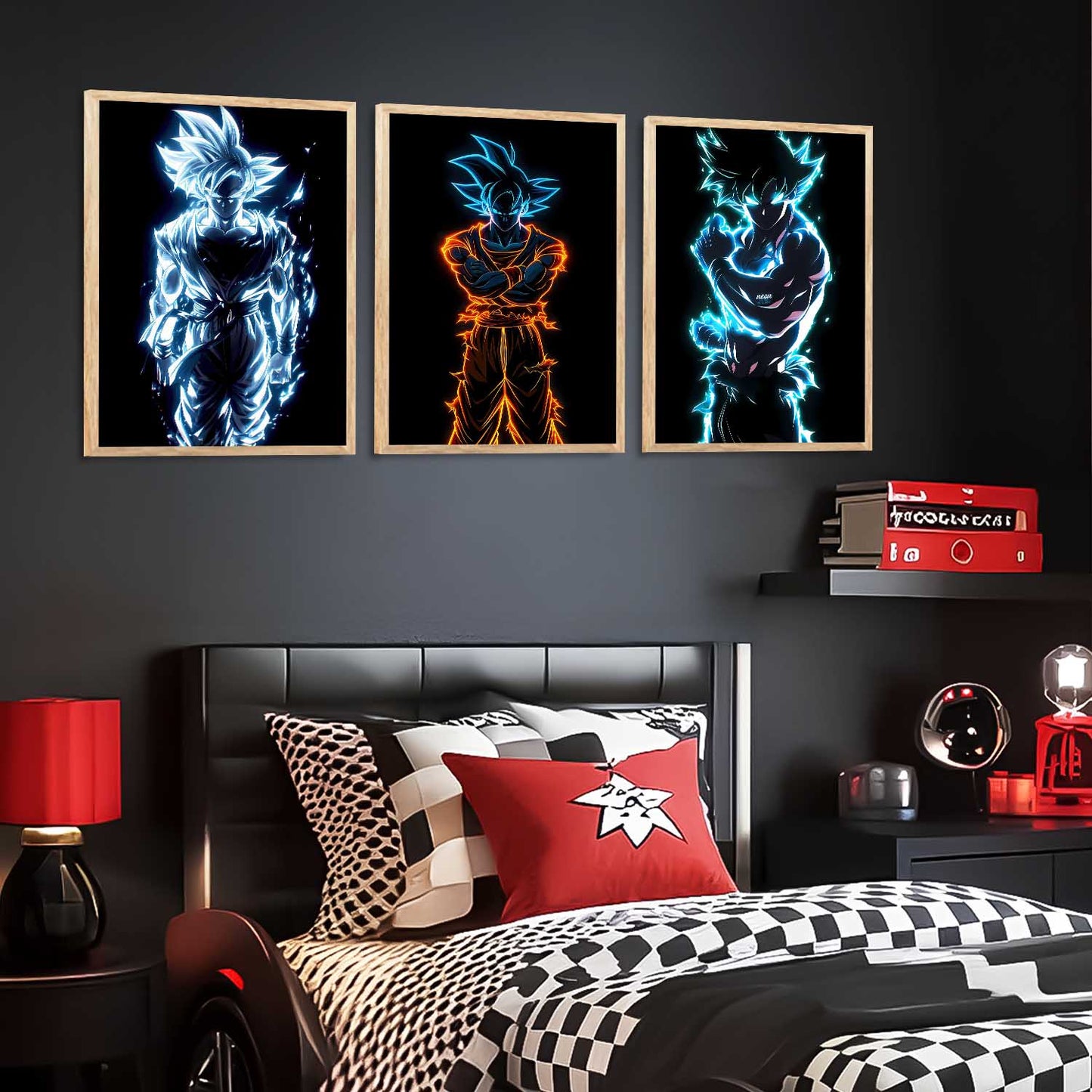 Japanese Aesthetic Anime Wall Art Paintings for Living Room Bedroom