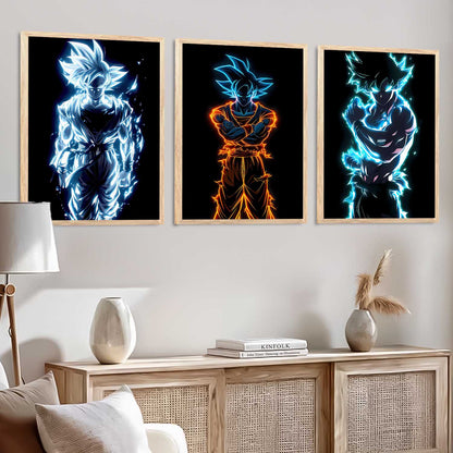 Japanese Aesthetic Anime Wall Art Paintings for Living Room Bedroom