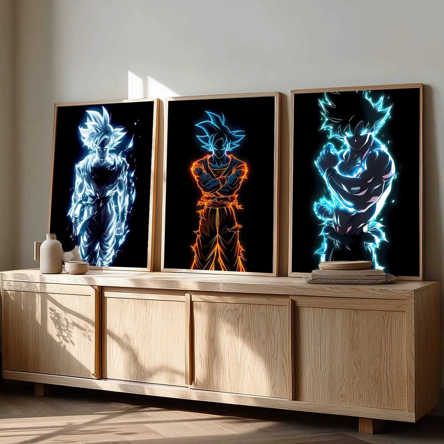 Japanese Aesthetic Anime Wall Art Paintings for Living Room Bedroom