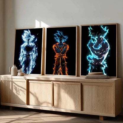 Japanese Aesthetic Anime Wall Art Paintings for Living Room Bedroom