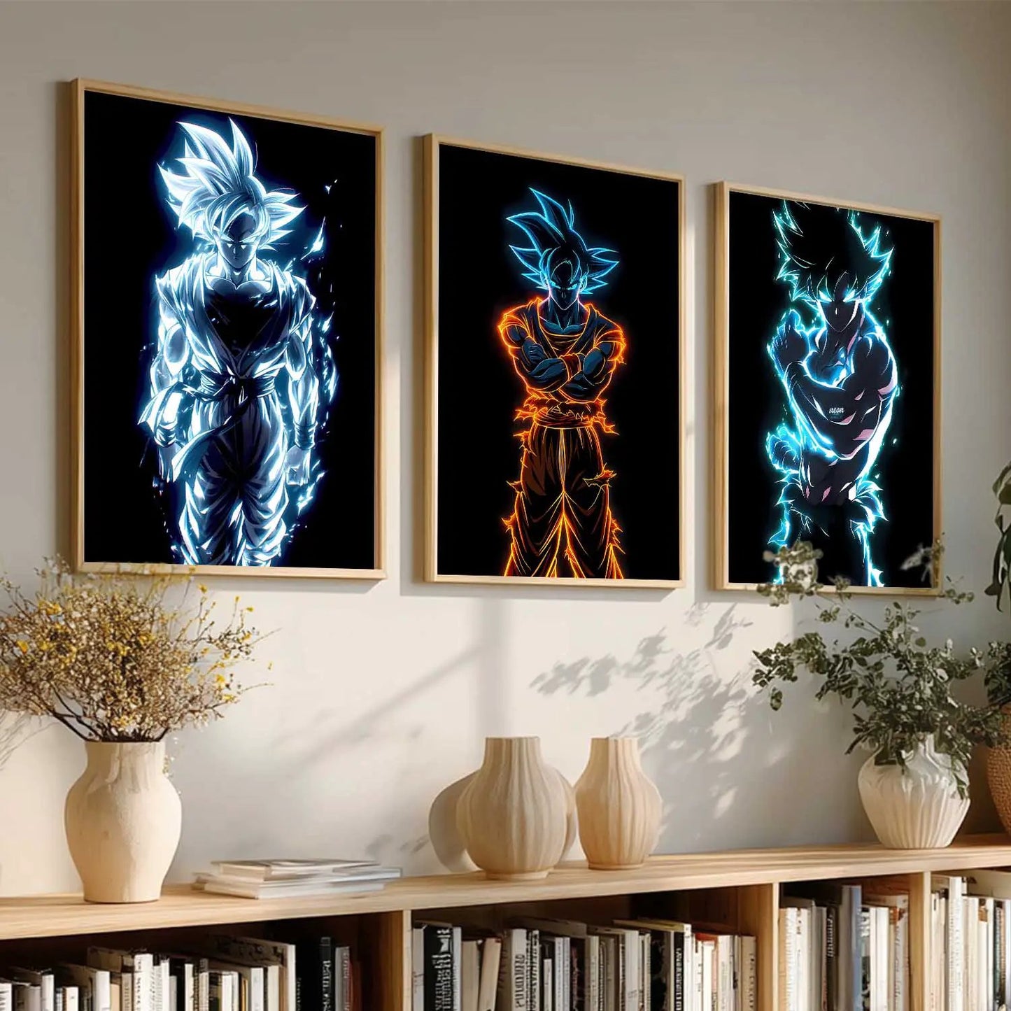 Japanese Aesthetic Anime Wall Art Paintings for Living Room Bedroom