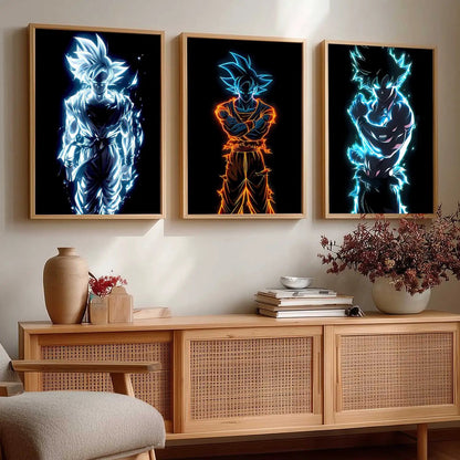 Japanese Aesthetic Anime Wall Art Paintings for Living Room Bedroom