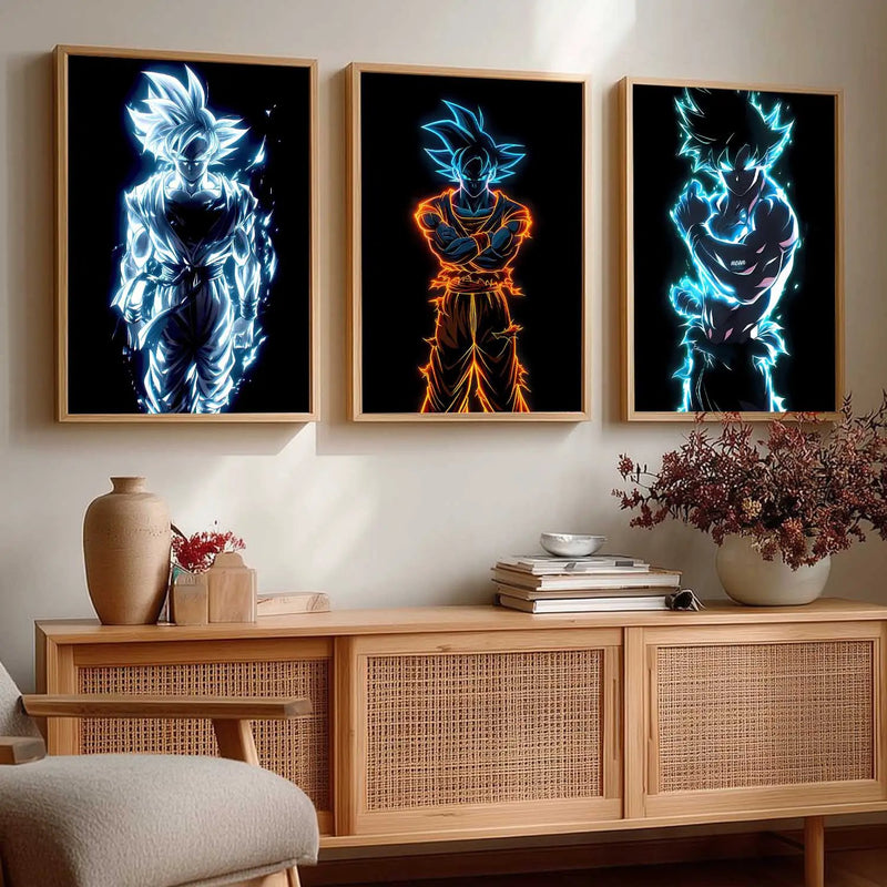 Japanese Aesthetic Anime Wall Art Paintings for Living Room Bedroom