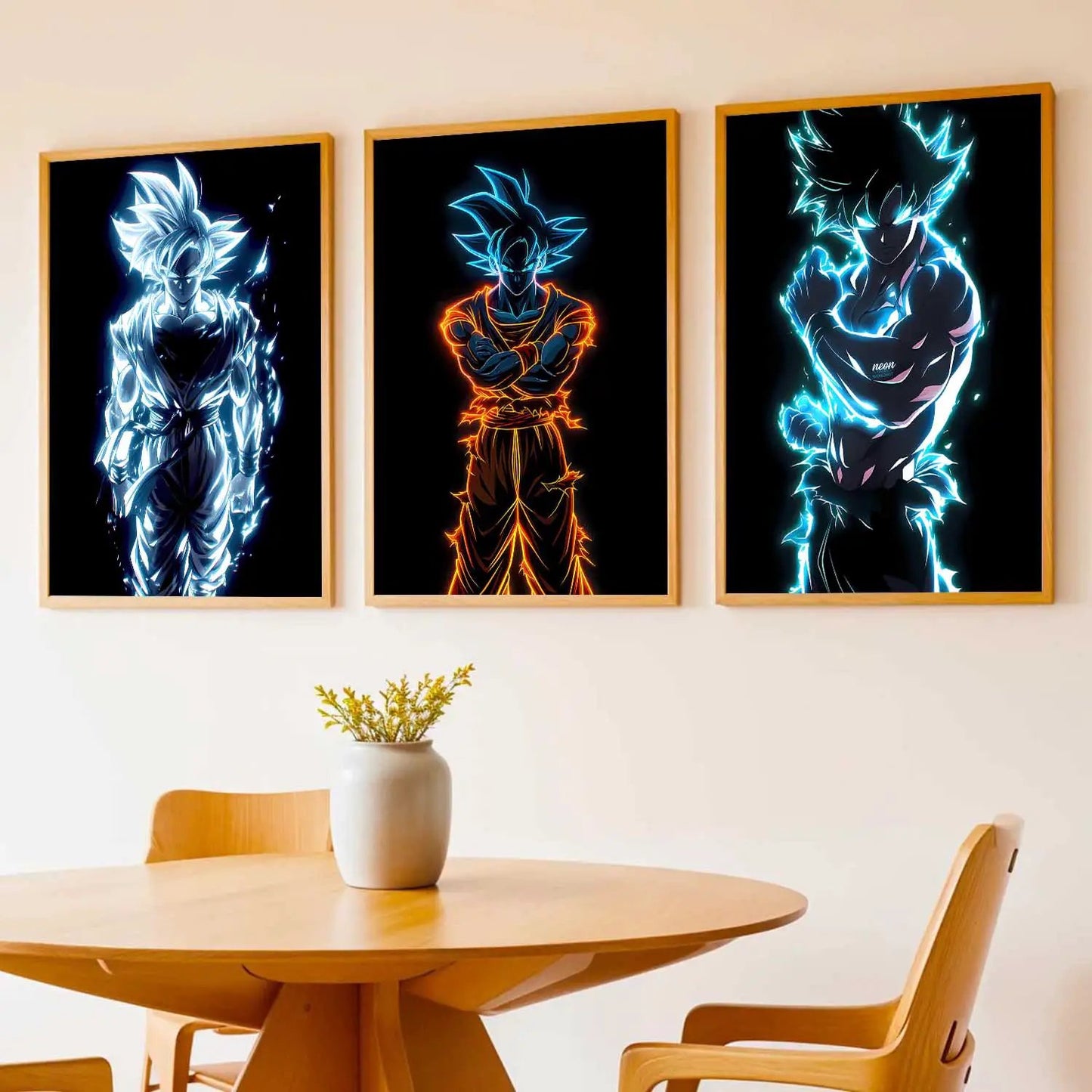 Japanese Aesthetic Anime Wall Art Paintings for Living Room Bedroom