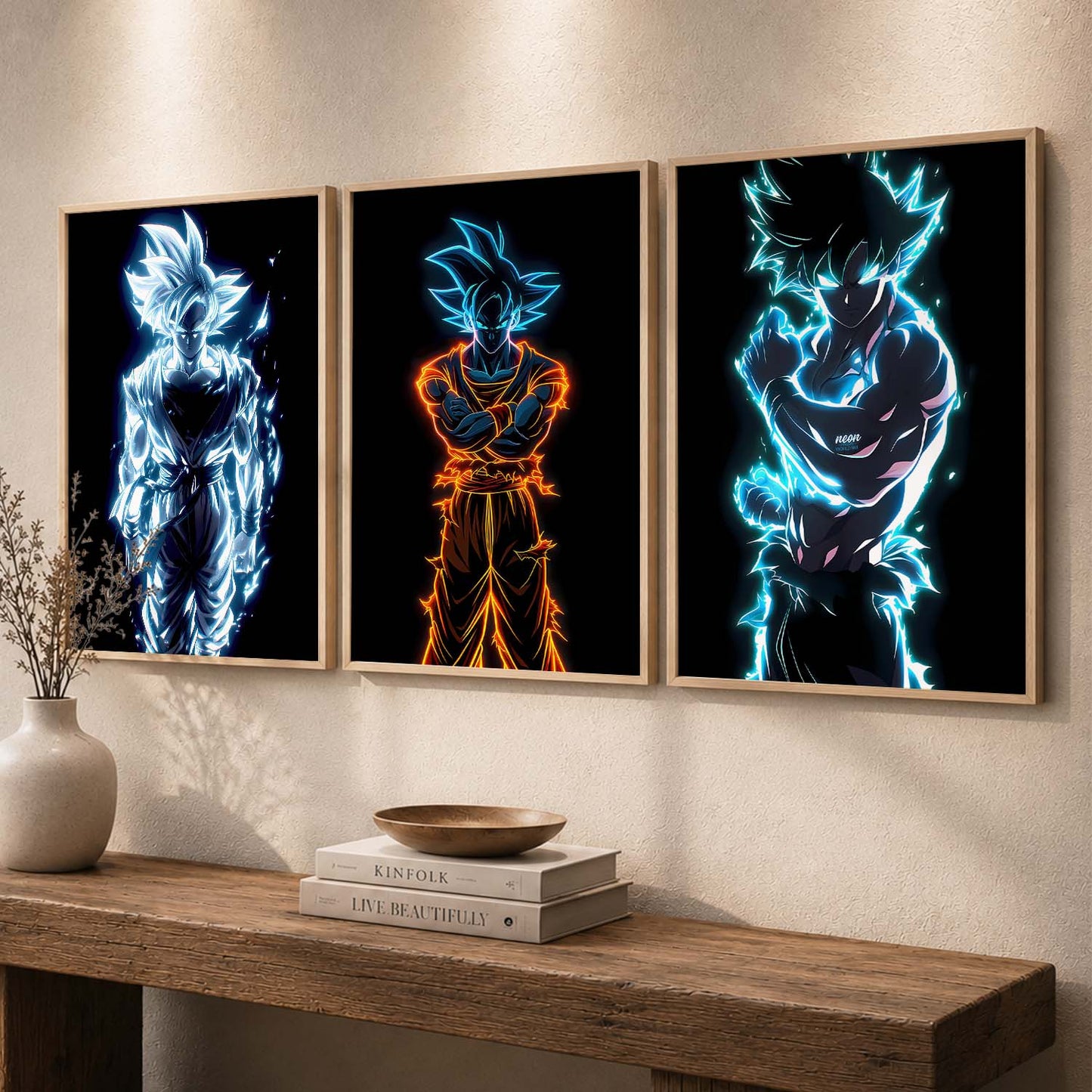 Japanese Aesthetic Anime Wall Art Paintings for Living Room Bedroom