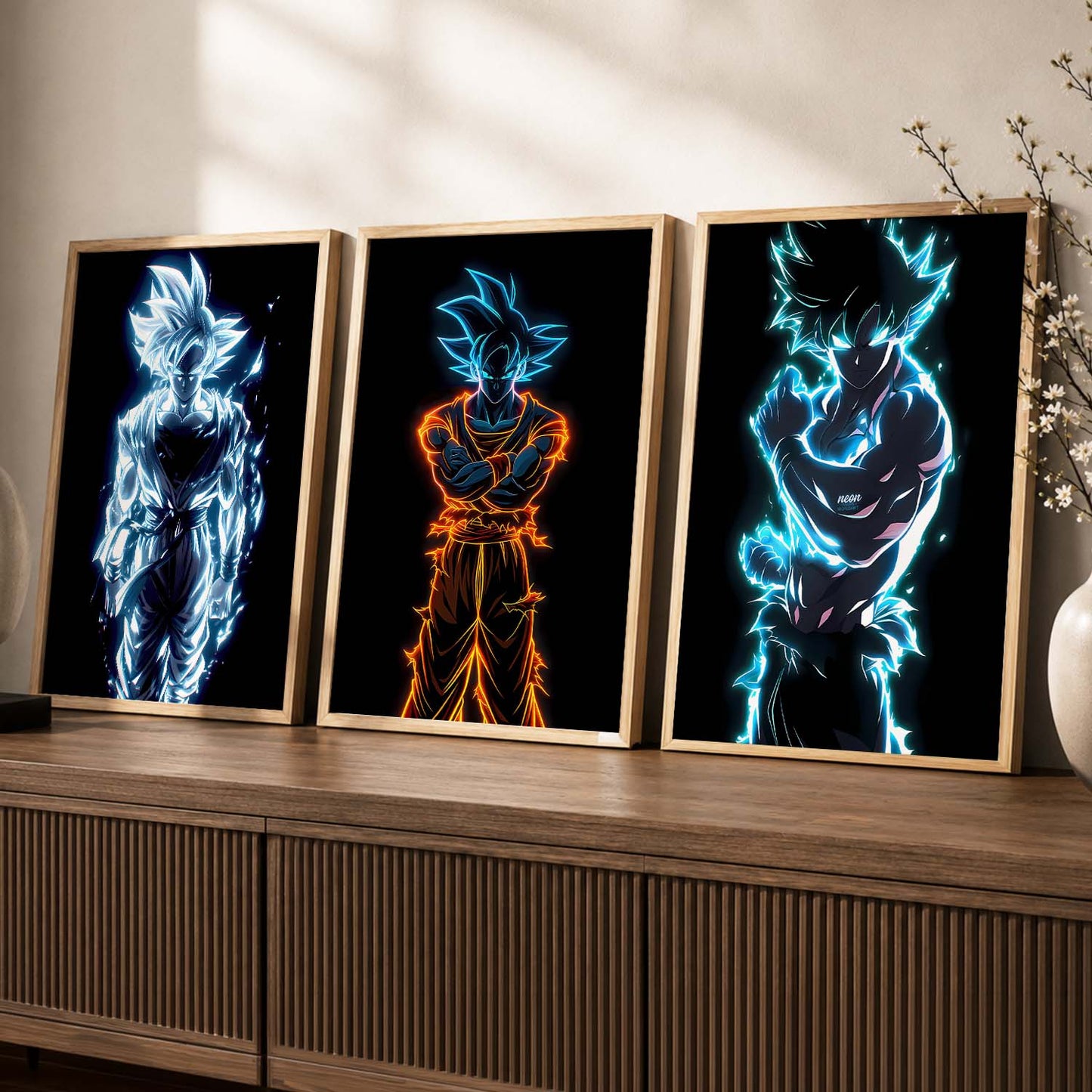 Japanese Aesthetic Anime Wall Art Paintings for Living Room Bedroom