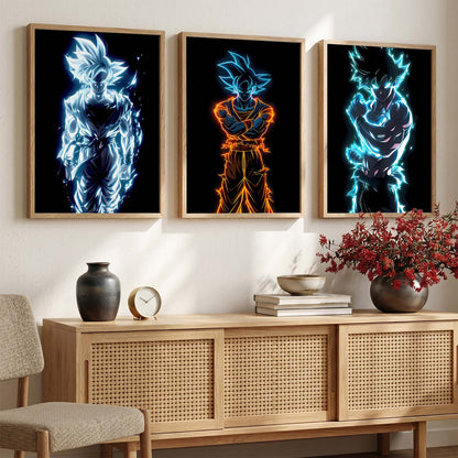 Japanese Aesthetic Anime Wall Art Paintings for Living Room Bedroom