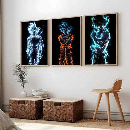 Japanese Aesthetic Anime Wall Art Paintings for Living Room Bedroom
