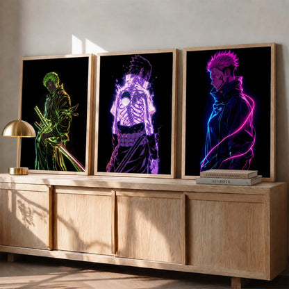 Japanese Anime Wall Art Paintings for Living Room Bedroom