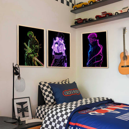 Japanese Anime Wall Art Paintings for Living Room Bedroom