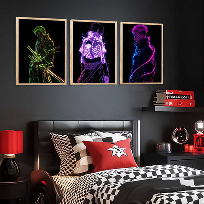 Japanese Anime Wall Art Paintings for Living Room Bedroom