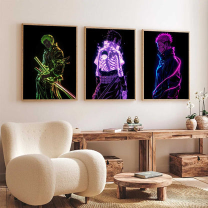 Japanese Anime Wall Art Paintings for Living Room Bedroom