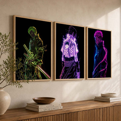 Japanese Anime Wall Art Paintings for Living Room Bedroom