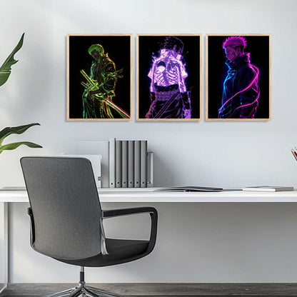 Japanese Anime Wall Art Paintings for Living Room Bedroom