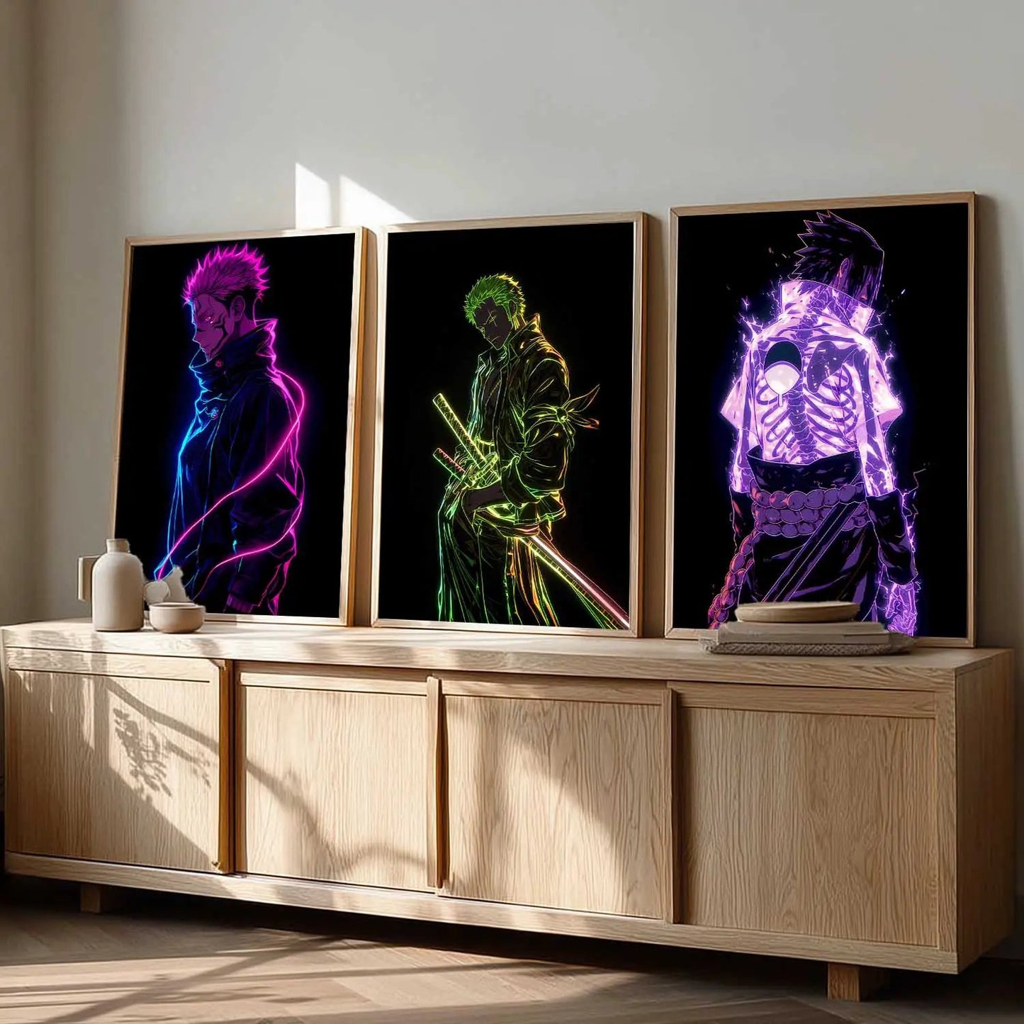 Japanese Anime Wall Art Paintings for Living Room Bedroom