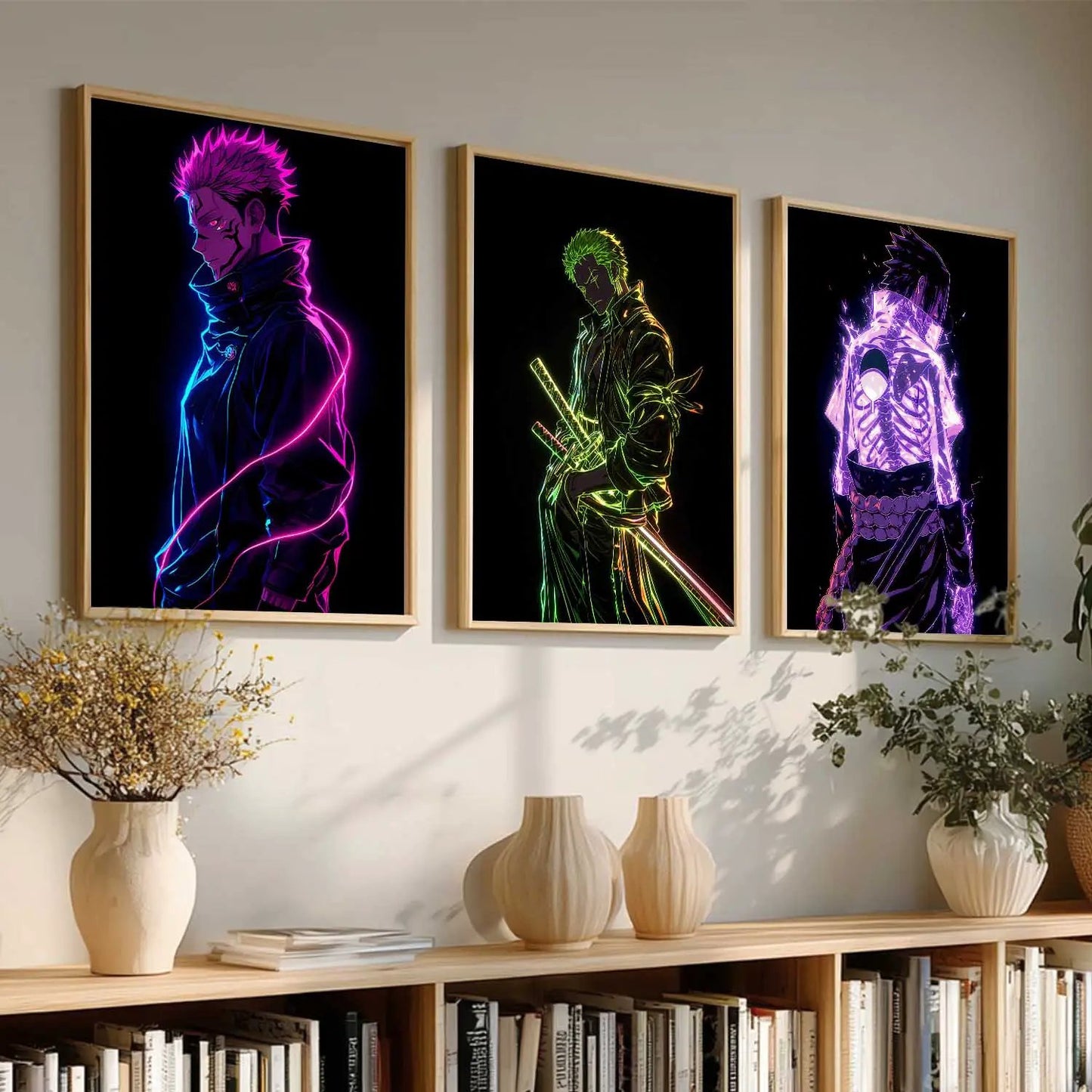 Japanese Anime Wall Art Paintings for Living Room Bedroom