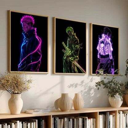 Japanese Anime Wall Art Paintings for Living Room Bedroom