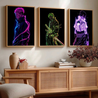 Japanese Anime Wall Art Paintings for Living Room Bedroom