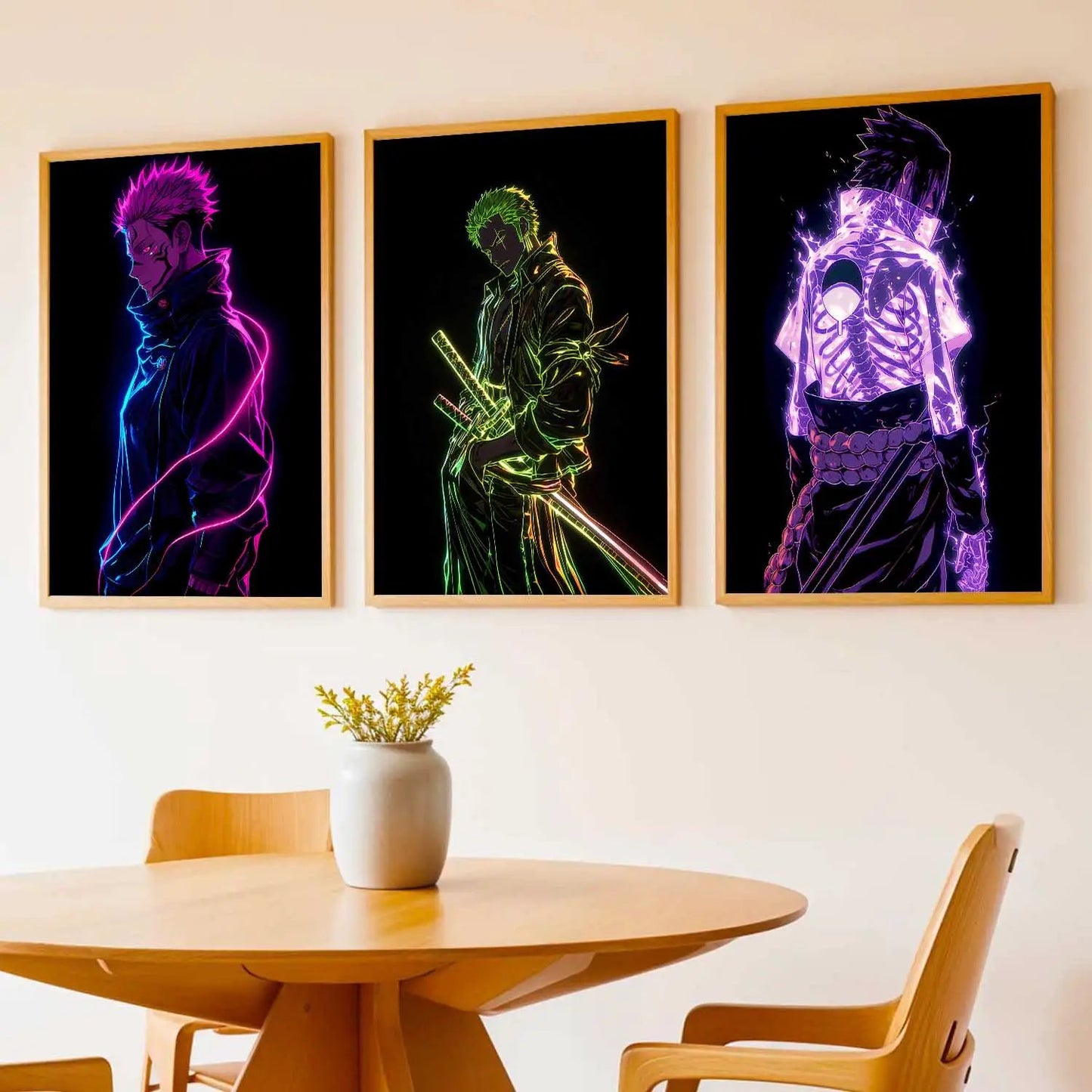 Japanese Anime Wall Art Paintings for Living Room Bedroom