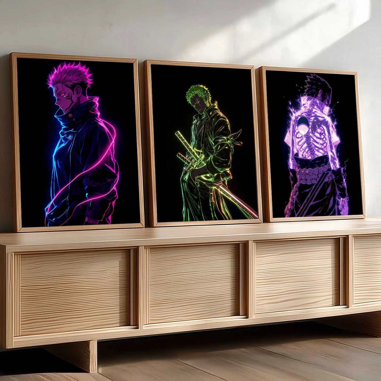 Japanese Anime Wall Art Paintings for Living Room Bedroom