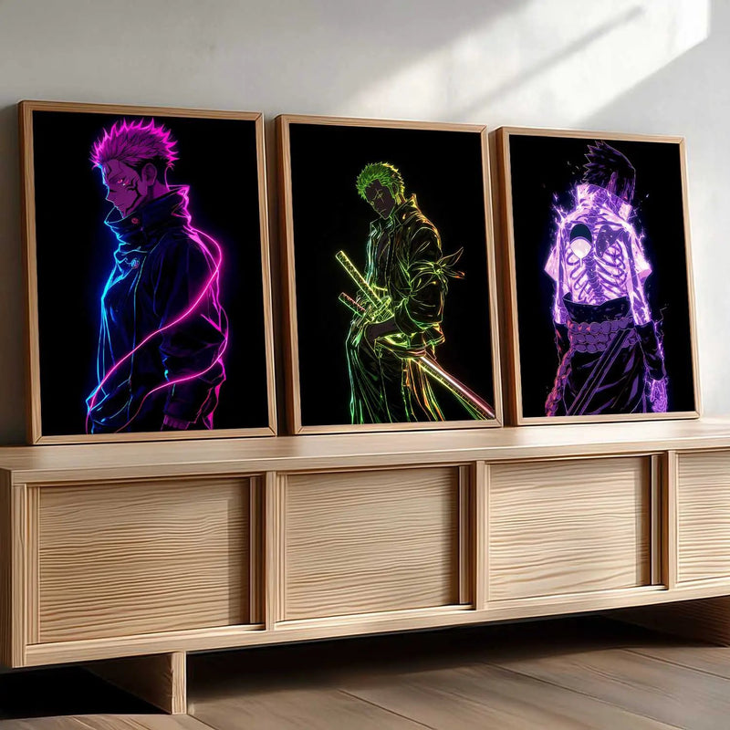 Japanese Anime Wall Art Paintings for Living Room Bedroom