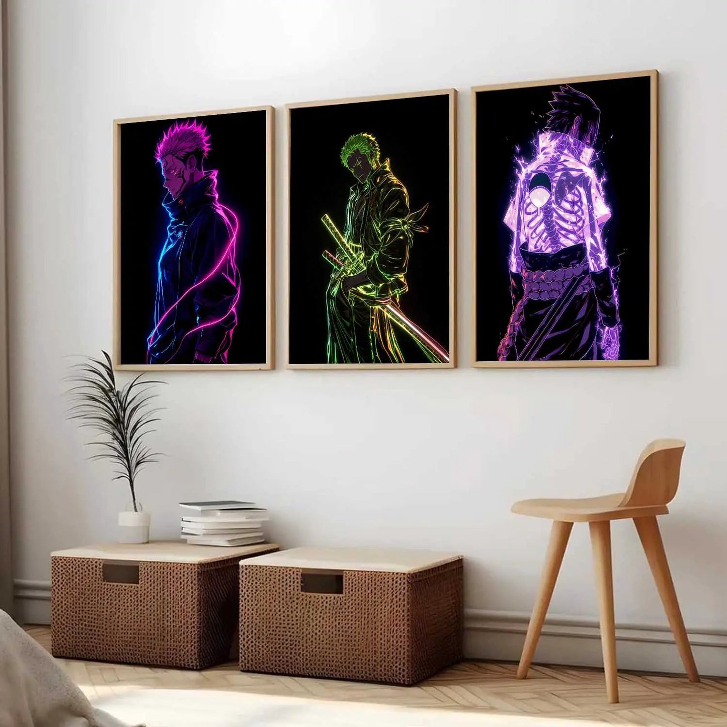 Japanese Anime Wall Art Paintings for Living Room Bedroom