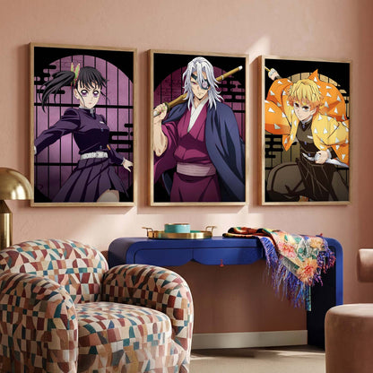 Japanese Anime Wall Art Paintings for Living Room Bedroom