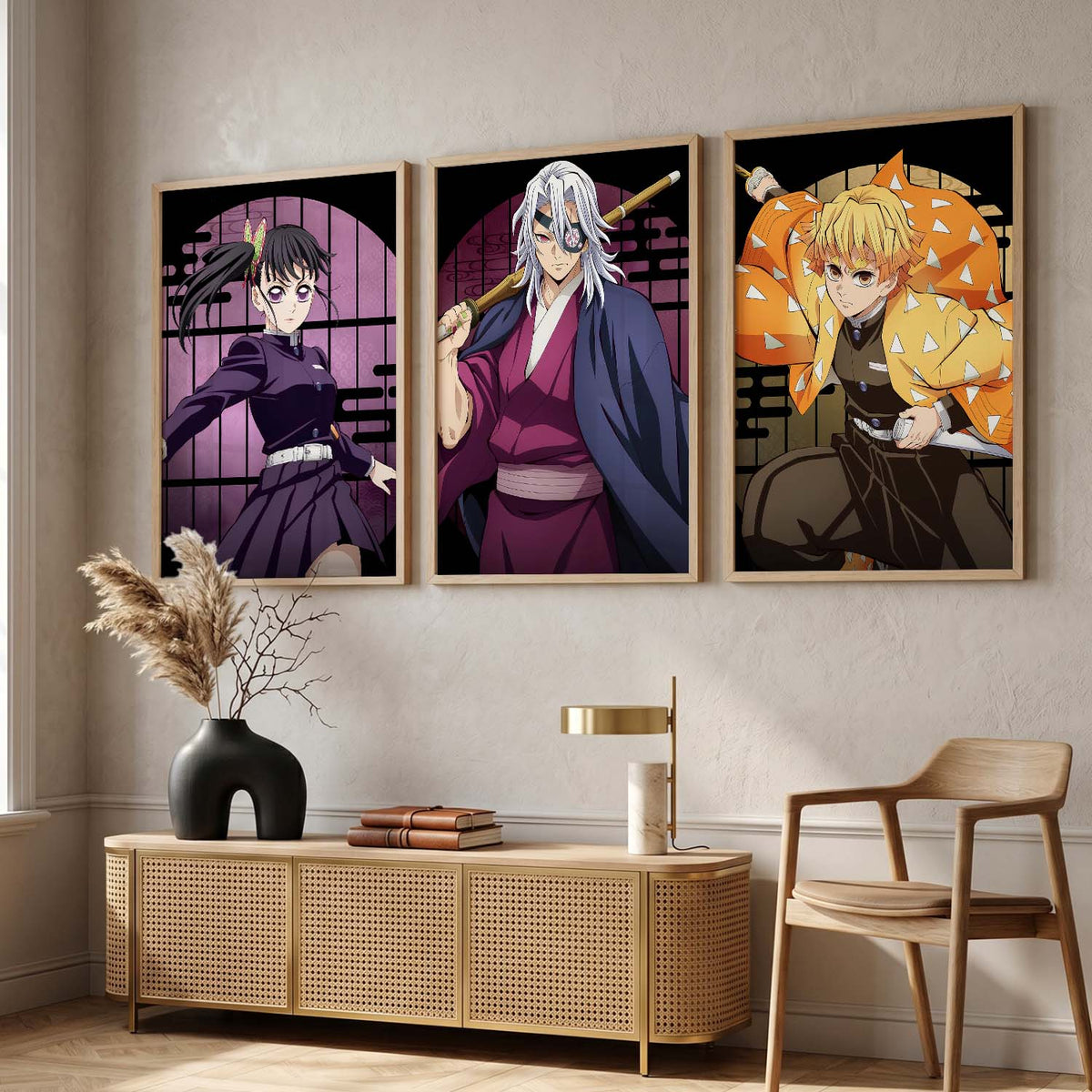 Japanese Anime Wall Art Paintings for Living Room Bedroom