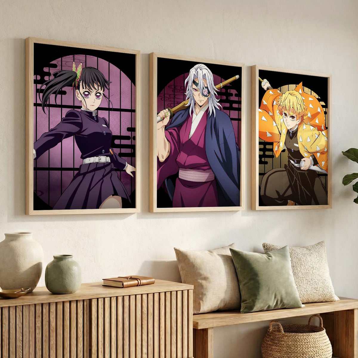 Japanese Anime Wall Art Paintings for Living Room Bedroom