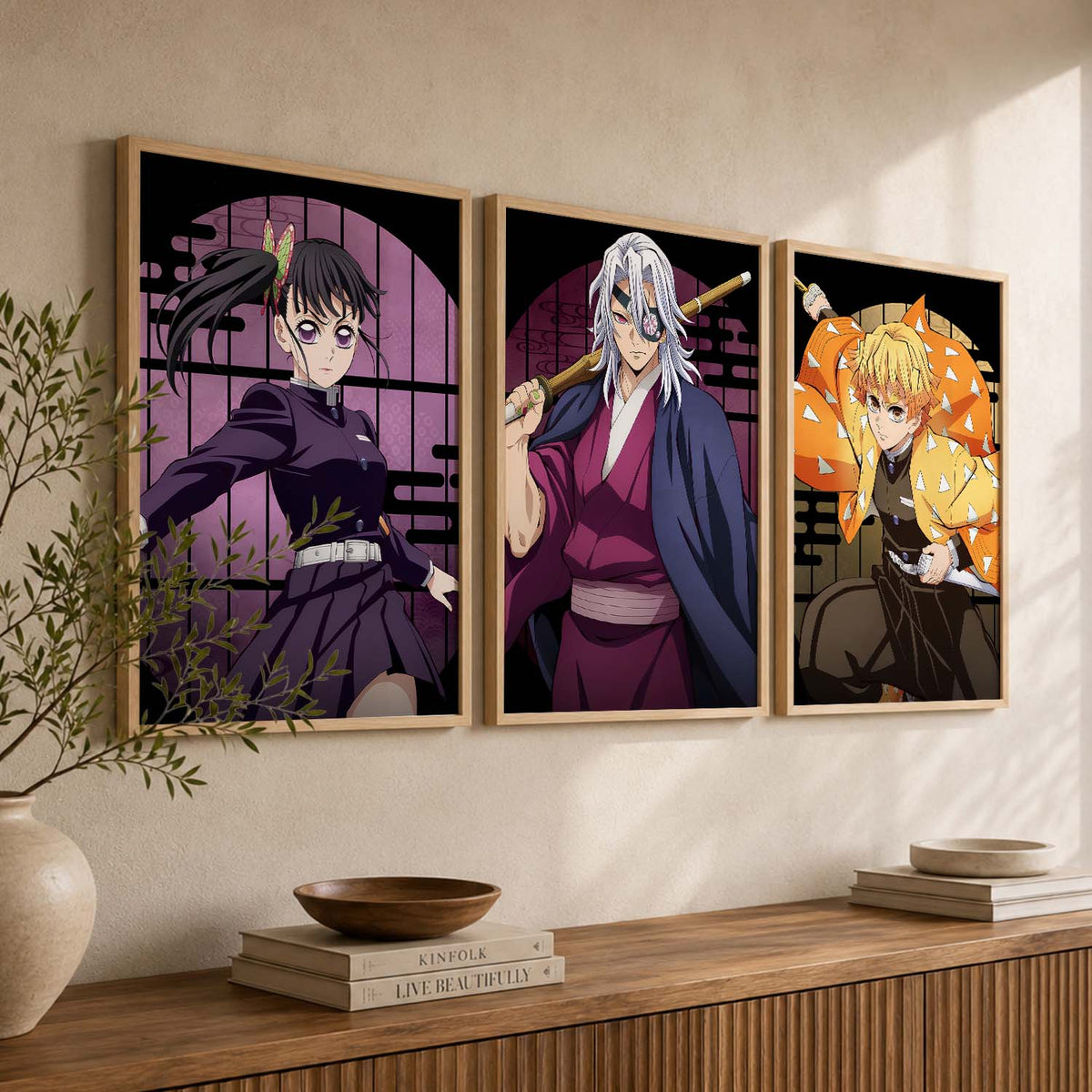 Japanese Anime Wall Art Paintings for Living Room Bedroom