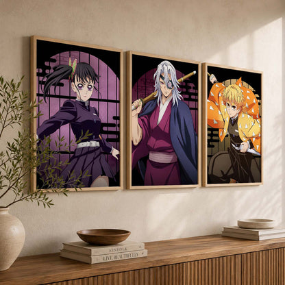 Japanese Anime Wall Art Paintings for Living Room Bedroom