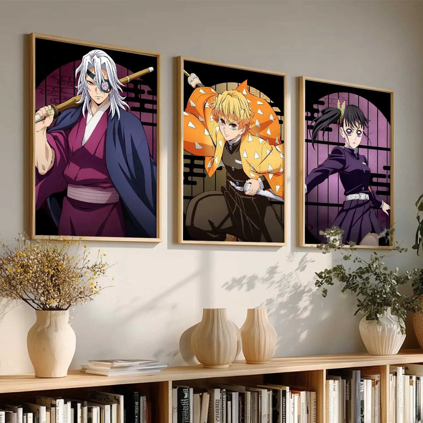 Japanese Anime Wall Art Paintings for Living Room Bedroom