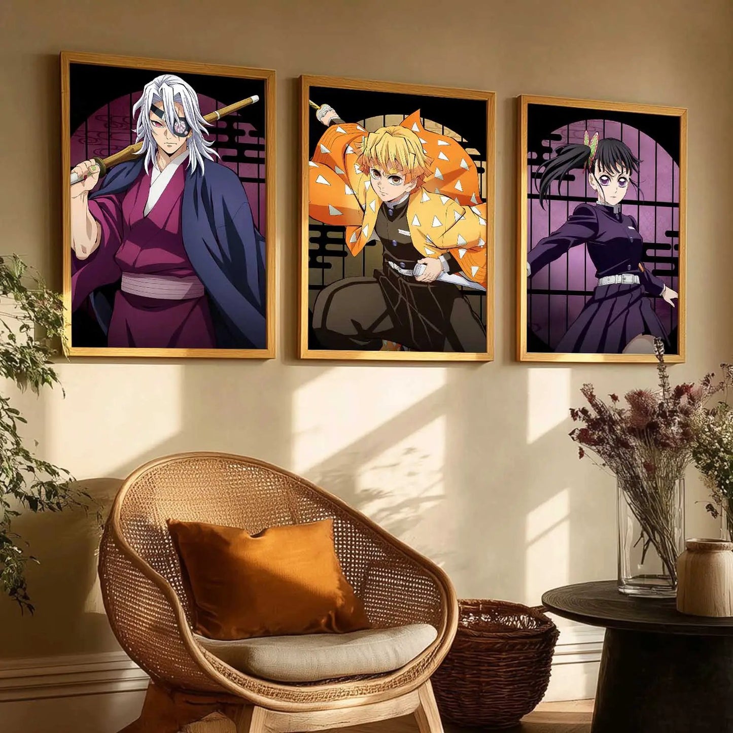 Japanese Anime Wall Art Paintings for Living Room Bedroom