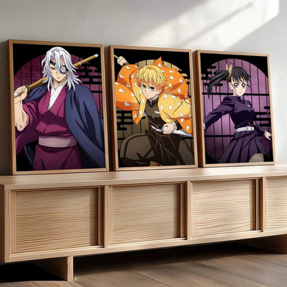 Japanese Anime Wall Art Paintings for Living Room Bedroom