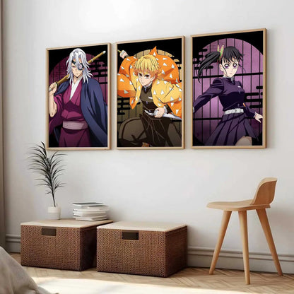 Japanese Anime Wall Art Paintings for Living Room Bedroom
