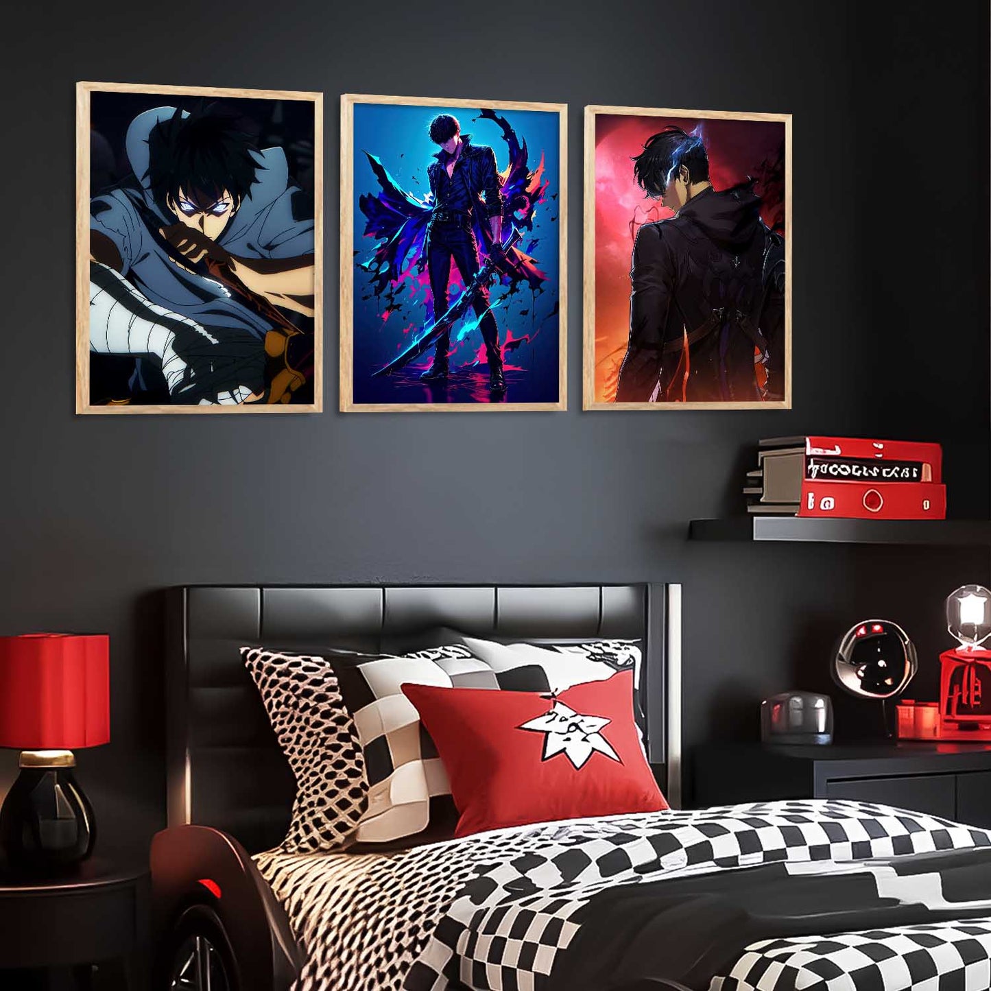 Japanese Anime Wall Art Paintings for Living Room Bedroom