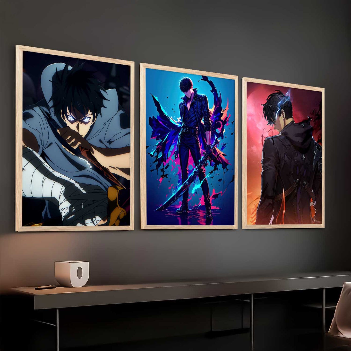 Japanese Anime Wall Art Paintings for Living Room Bedroom