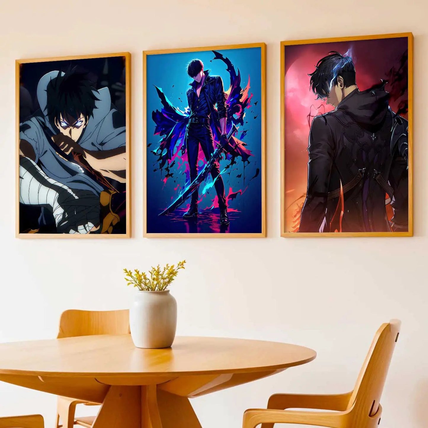 Japanese Anime Wall Art Paintings for Living Room Bedroom