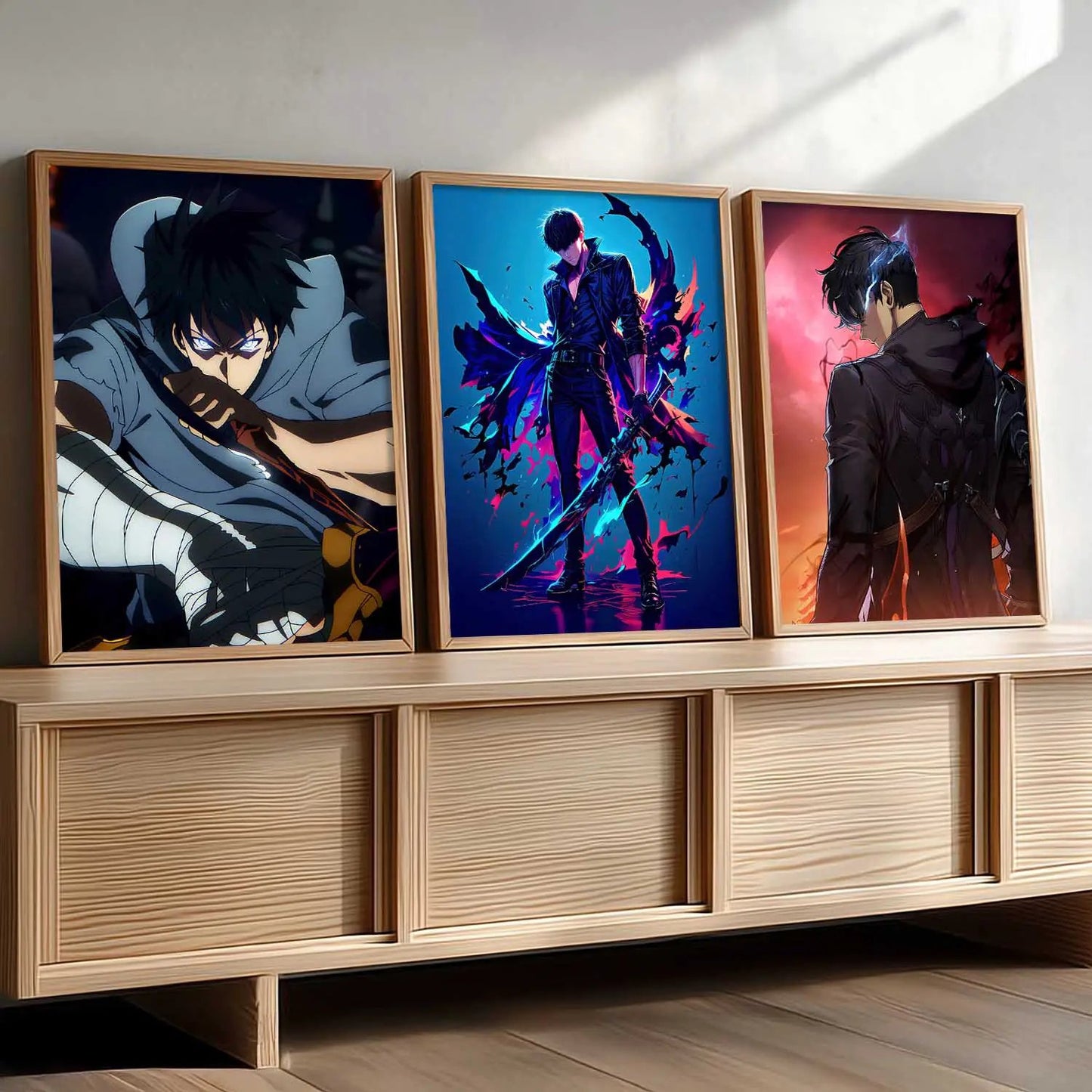 Japanese Anime Wall Art Paintings for Living Room Bedroom