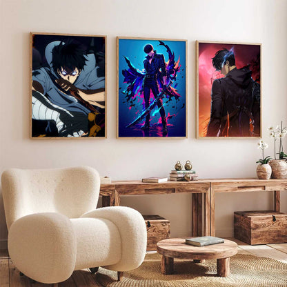 Japanese Anime Wall Art Paintings for Living Room Bedroom