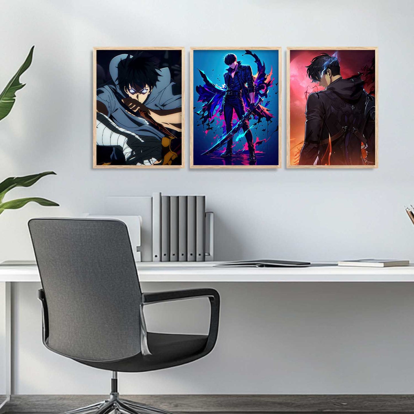 Japanese Anime Wall Art Paintings for Living Room Bedroom