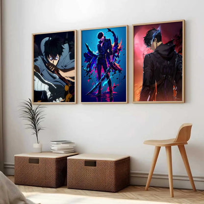 Japanese Anime Wall Art Paintings for Living Room Bedroom